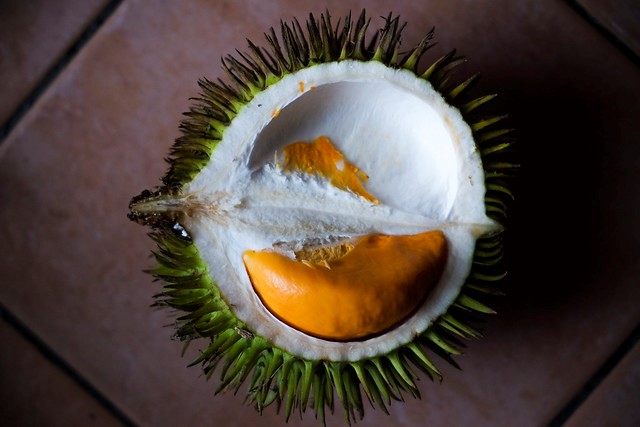 Rich durian pulp