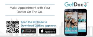 Various links to download the GetDoc application